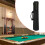 Pool Cue Storage Bag Dustproof Compact Black 8-Hole 8