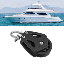 Nylon Pulley Block for Sailboat Marine Use 460 kg 10 mm