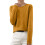 Women's Lightweight Soft Crewneck Sweater Solid Plain 1
