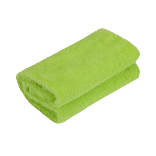 Fleece Blanket Green Flannel Microfiber 50x60 Inches
