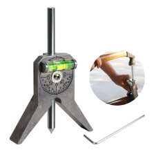 Pipe Center Locator Tool with Bubble Level