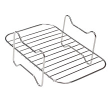 Stainless Steel Air Fryer Rack Stackable Square 4-Tier