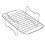 Stainless Steel Air Fryer Rack Stackable Square 4-Tier 1