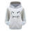 Kids Cartoon Pullover Hoodie Grey 4-5 Years 1