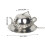 Stainless Steel Tea Infuser with Chain Hook and Lid 3