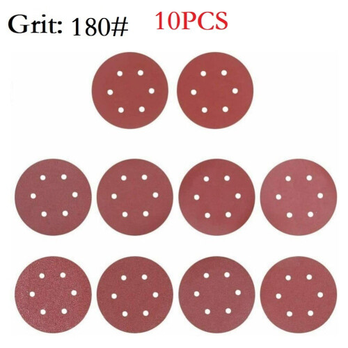 9 Inch 225mm Sanding Discs 10pcs 6-Hole 60-400 Grit