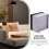 Bed Risers Heavy Duty Grey Plastic with Soft Rubber 4 Pcs 5