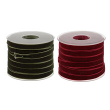 Velvet Ribbon 10 mm 20 Yard Vintage Gift Wrapping
