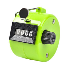 Metal Hand Tally Counter 4-Digit for Knitting Fishing