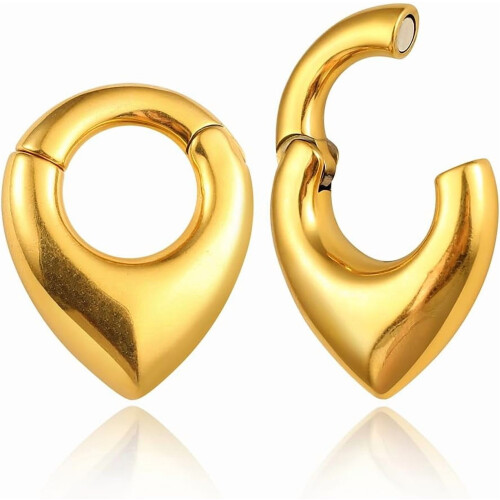Hypoallergenic Stainless Steel Ear Weights 2PCS