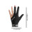 Spandex Billiard Gloves Three-Finger Exposed Design 2