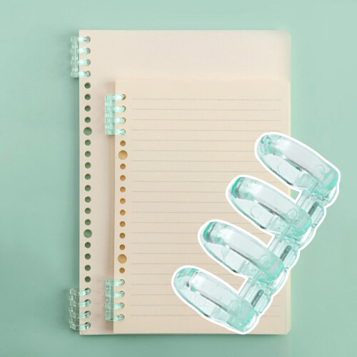 Plastic Binding Rings 4-Hole Loose-Leaf Spine 1
