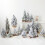 Snow Flocked Mini Christmas Tree with Wooden Base 6