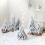 Snow Flocked Mini Christmas Tree with Wooden Base 4