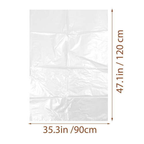 Sofa Protector Clear Plastic Cover 2 Pieces 1