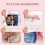 Lily Flower Keychain Set Pearl Bow Wristlet 2 Pcs 5