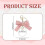 Lily Flower Keychain Set Pearl Bow Wristlet 2 Pcs 6