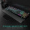 Mechanical Gaming Keyboard Punk Style RGB Backlight 104 Keys 5
