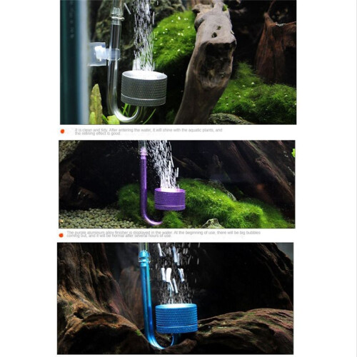 CO2 Atomizer System Diffuser Aquarium Carbon Dioxide Atomizer Slice Aquatic Fish Tank Plant CO2 Diffuser Atomizer,