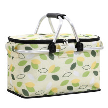 Insulated Picnic Basket 22L with Leak-Proof Collapsible