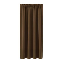 Blackout Curtain Solid Thermal Insulated 1 Panel 54x42 Brown