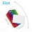 Luggage Tags Rainbow Print with Stainless Steel Loop 2 Pack 4