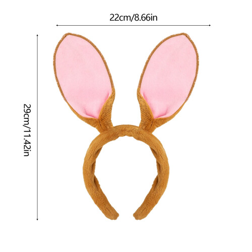 Bunny Ears Headband for Baby Soft Easter Party Accessory 1