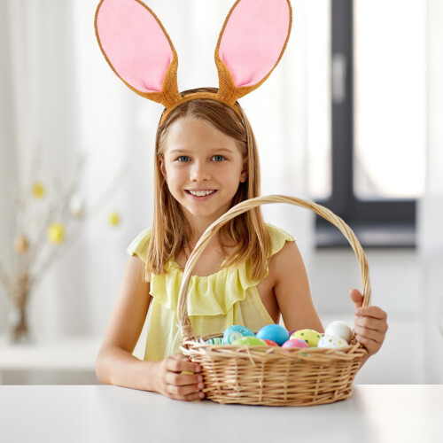 Bunny Ears Headband for Baby Soft Easter Party Accessory 2