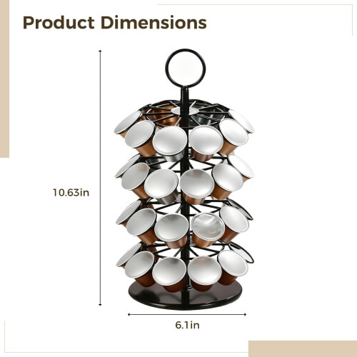 Coffee Pod Carousel for Nespresso 40 Capsules 2