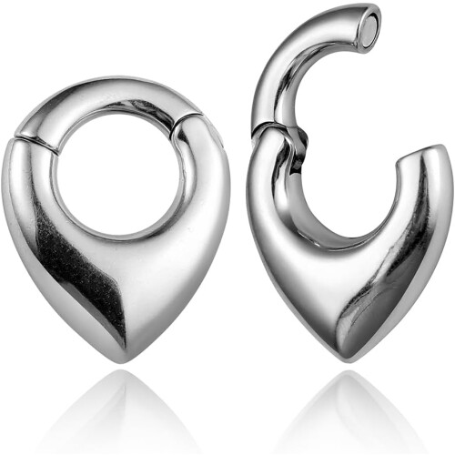 Hypoallergenic Stainless Steel Ear Weights 2PCS