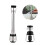 360 Rotating Faucet Extender Stainless Steel Hose Kitchen 5