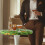Stretch Cocktail Tablecloth Round High Top 2 PCS Clover 4