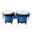 Bongo Drum Set Tunable African Hand Drum Blue 2