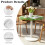 Stretch Cocktail Tablecloth Round High Top 2 PCS Clover 5