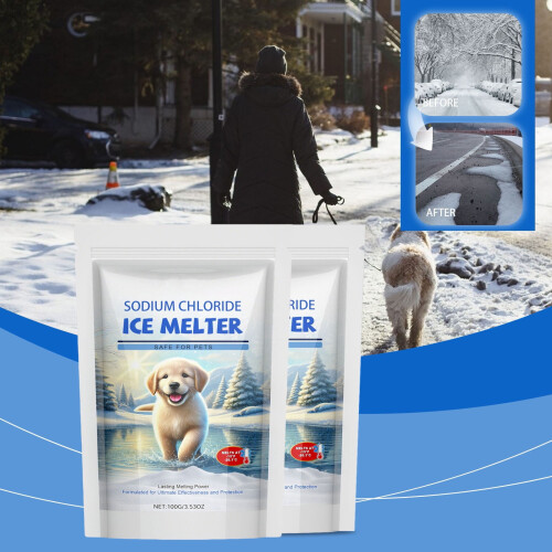 Thawtful Ice Melt Granular Rock Salt 2 Pack 2