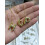Bubble Letter Necklace 18K Gold Plated Initial Pendant 5