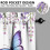 Kitchen Curtain Valance Set Butterflies Purple Hydrangeas 5