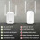 WiFi信号扩展器 双频1200Mbps 白色 5