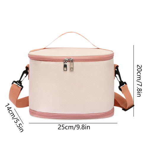 Sac à lunch isotherme, imperméable et pliable avec 2