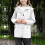 Girls' Waterproof Softshell Jacket with Hood 130cm White 8