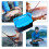 Fish Bait Box Portable Double-Layer Tackle Container with 5