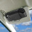 Sun Visor Sunglasses Case Clip Leather Storage Box 2