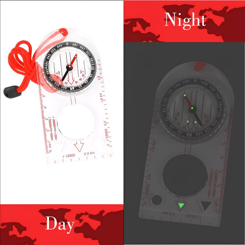Compass with Navigation Map and Ruler 2