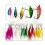 Fishing Lure Set Glitter Baits Feather 20 Pieces 5