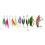Fishing Lure Set Glitter Baits Feather 20 Pieces 6