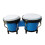 Bongo Drum Set Tunable African Hand Drum Blue 4