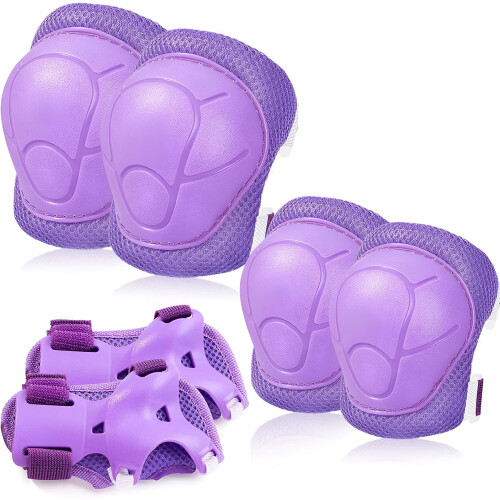 Kids Protective Gear Set Knee Elbow Wrist Guards 1