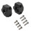 Motorcycle Handlebar Riser Aluminum Alloy Black 1