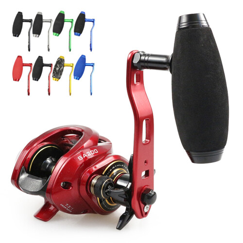 Baitcasting-Rollen-Griffknopf, Jigging-Griff,-Schwarzgrün 2