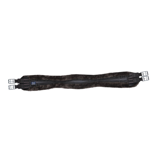 (32in, Brown) Shires Performance Elasticated SupaFleece Contour  Horse Girth